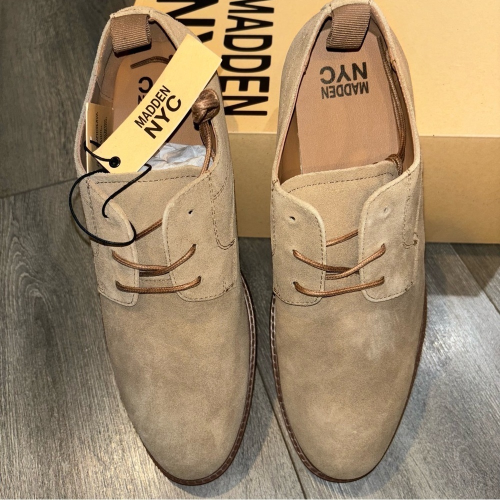 Madden NYC Terry Dress Shoe, Taupe Size 10